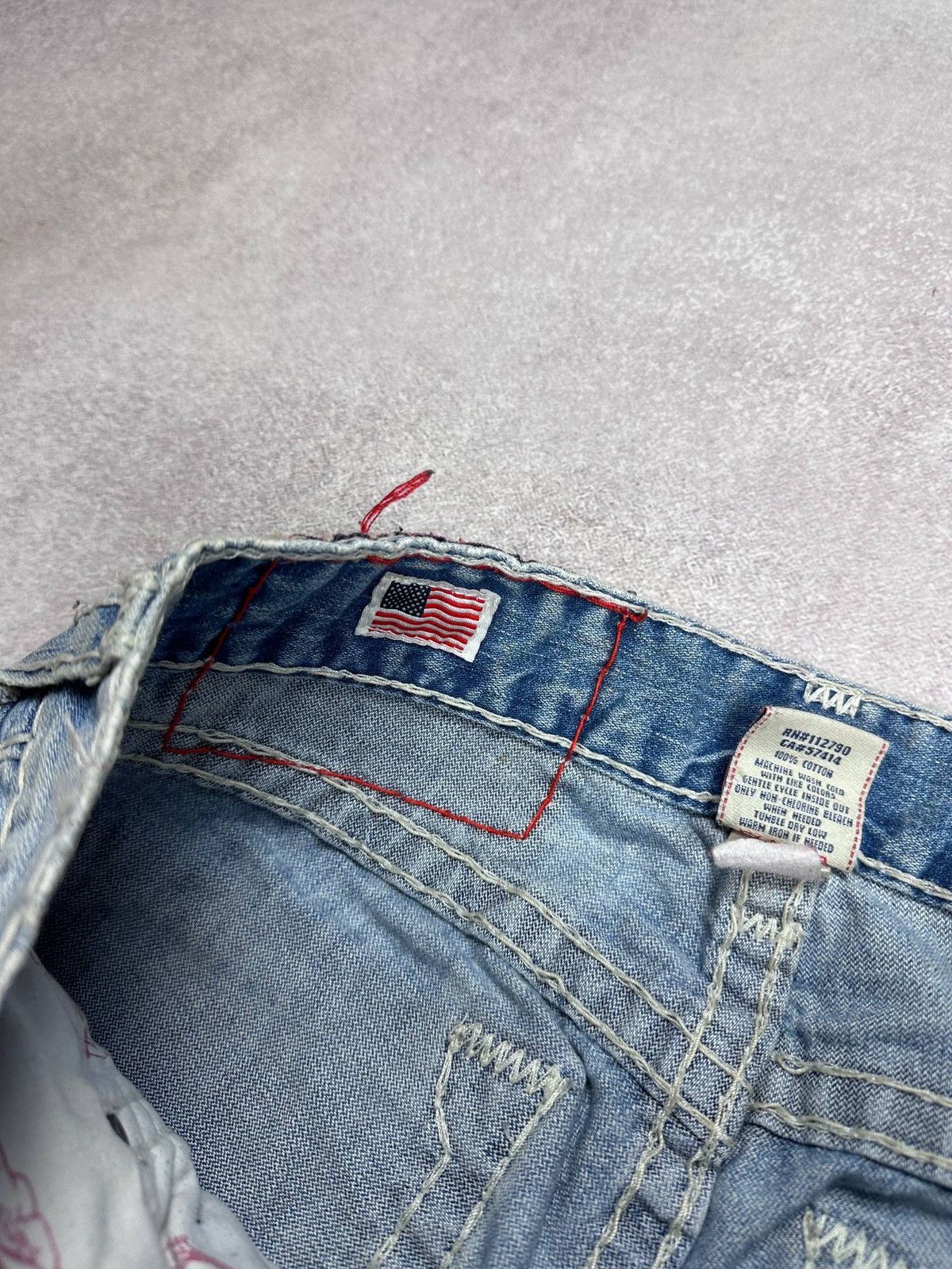 True Religion Vintage True Religion Baggy Chief Keef Style Jeans Y2K 29 Size US 29 - 8 Thumbnail