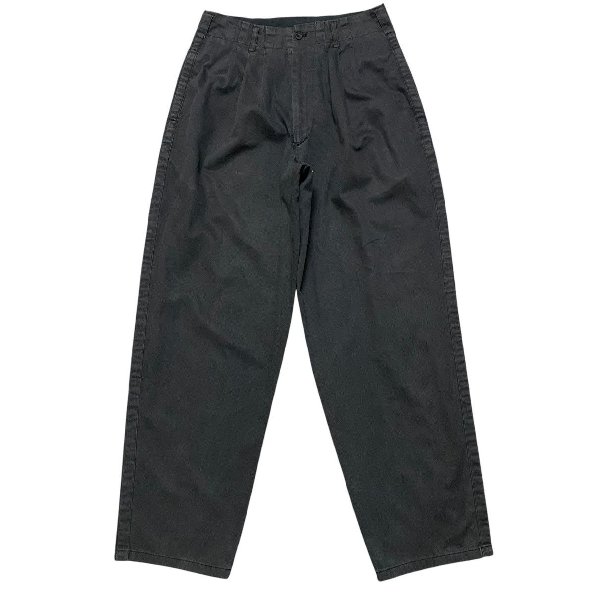 Yohji Yamamoto Vintage YS For Men Linen Baggy Pants Fade Black Size US 30 / EU 46 - 3 Thumbnail