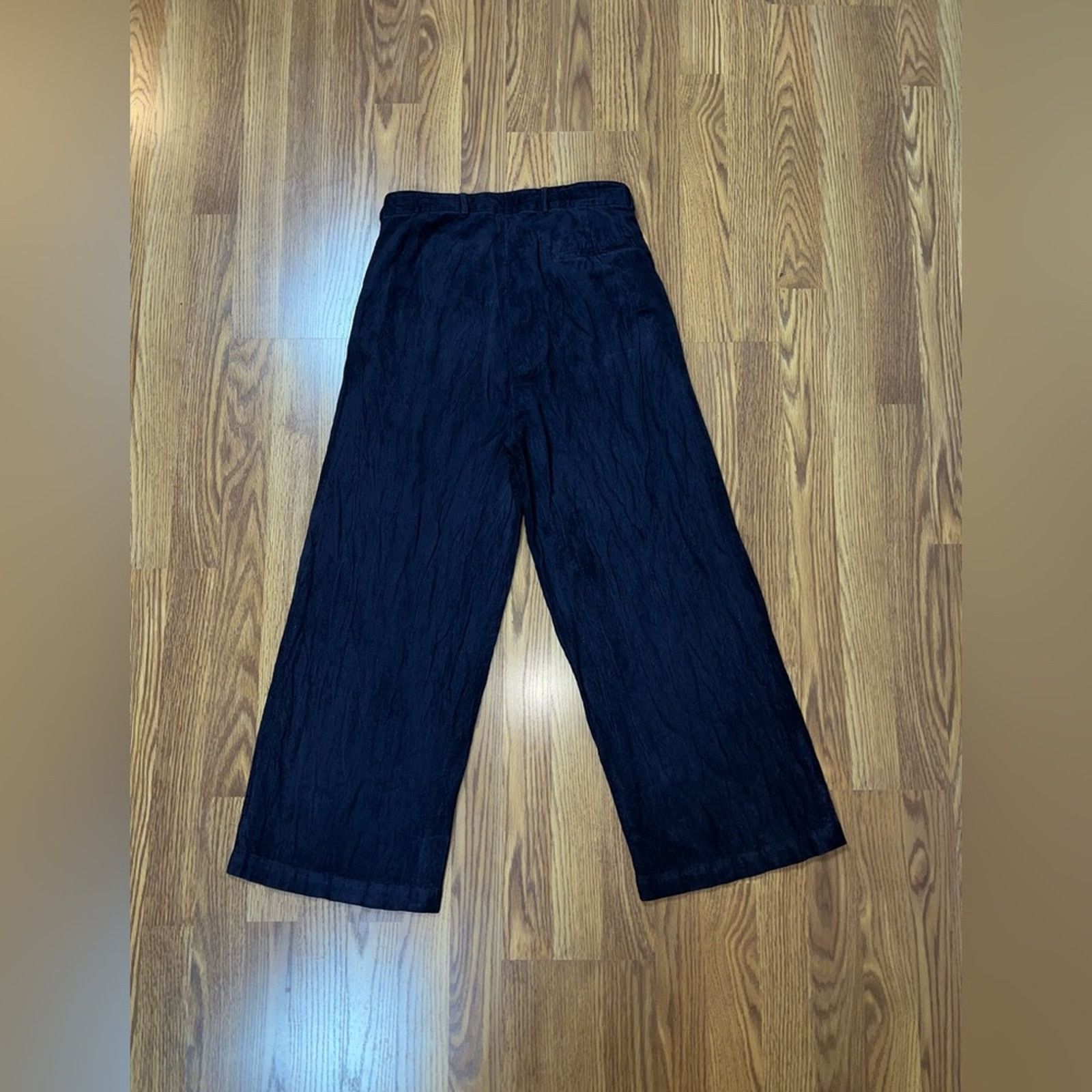 Hache Italian Designer Hache Crinkled Corduroy Wide-Leg Pants! Size 30" / US 8 / IT 44 - 4 Thumbnail