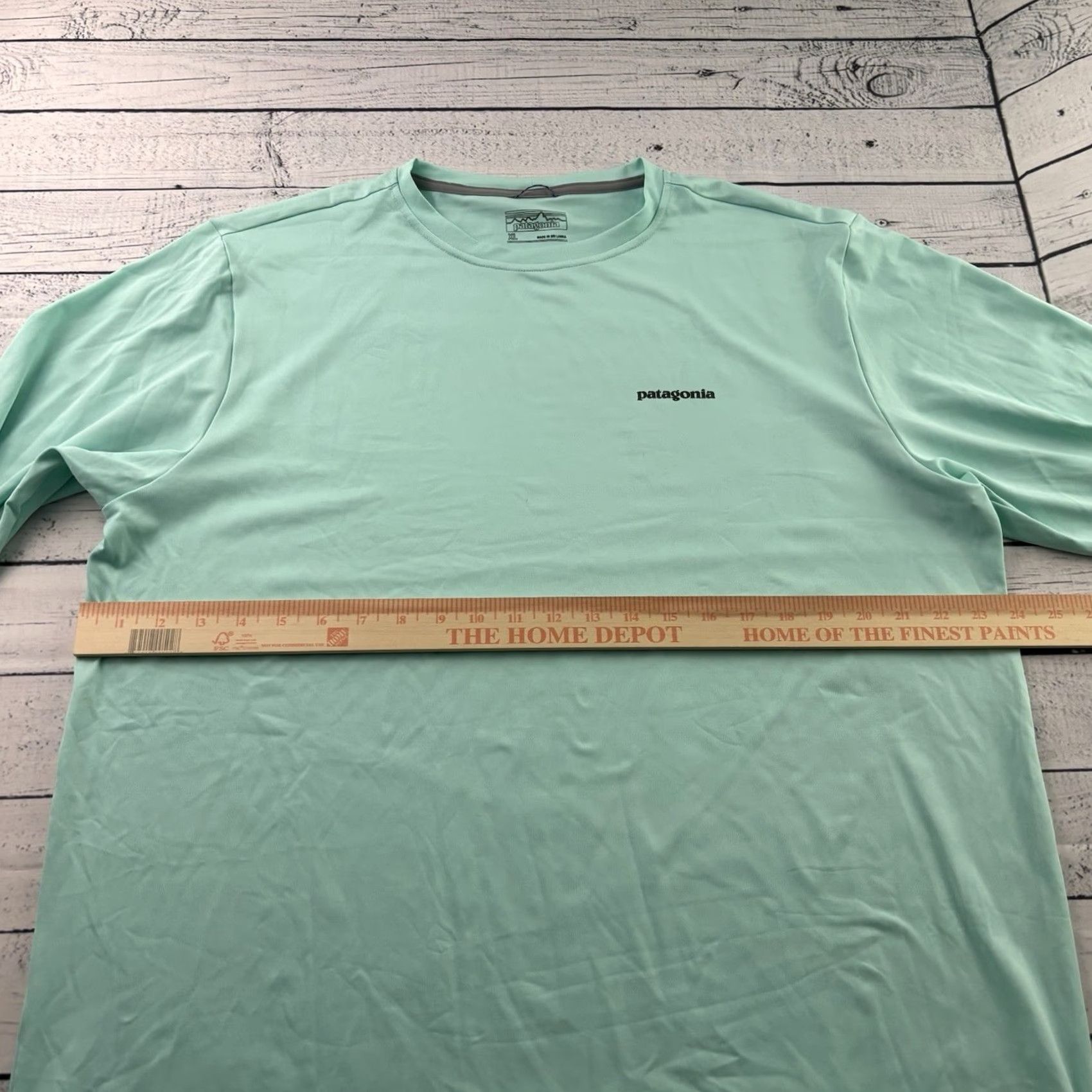 Patagonia Patagonia Graphic Long Sleeve Tech Tee Fish Lure Shirt Men's XL Mint Green Size US XL / EU 56 / 4 - 5 Thumbnail
