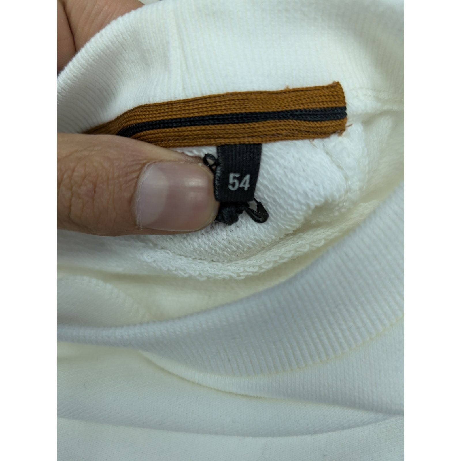 Ermenegildo Zegna o1rshd1 Sweatshirt in off-white Size US XL / EU 56 / 4 - 10 Thumbnail