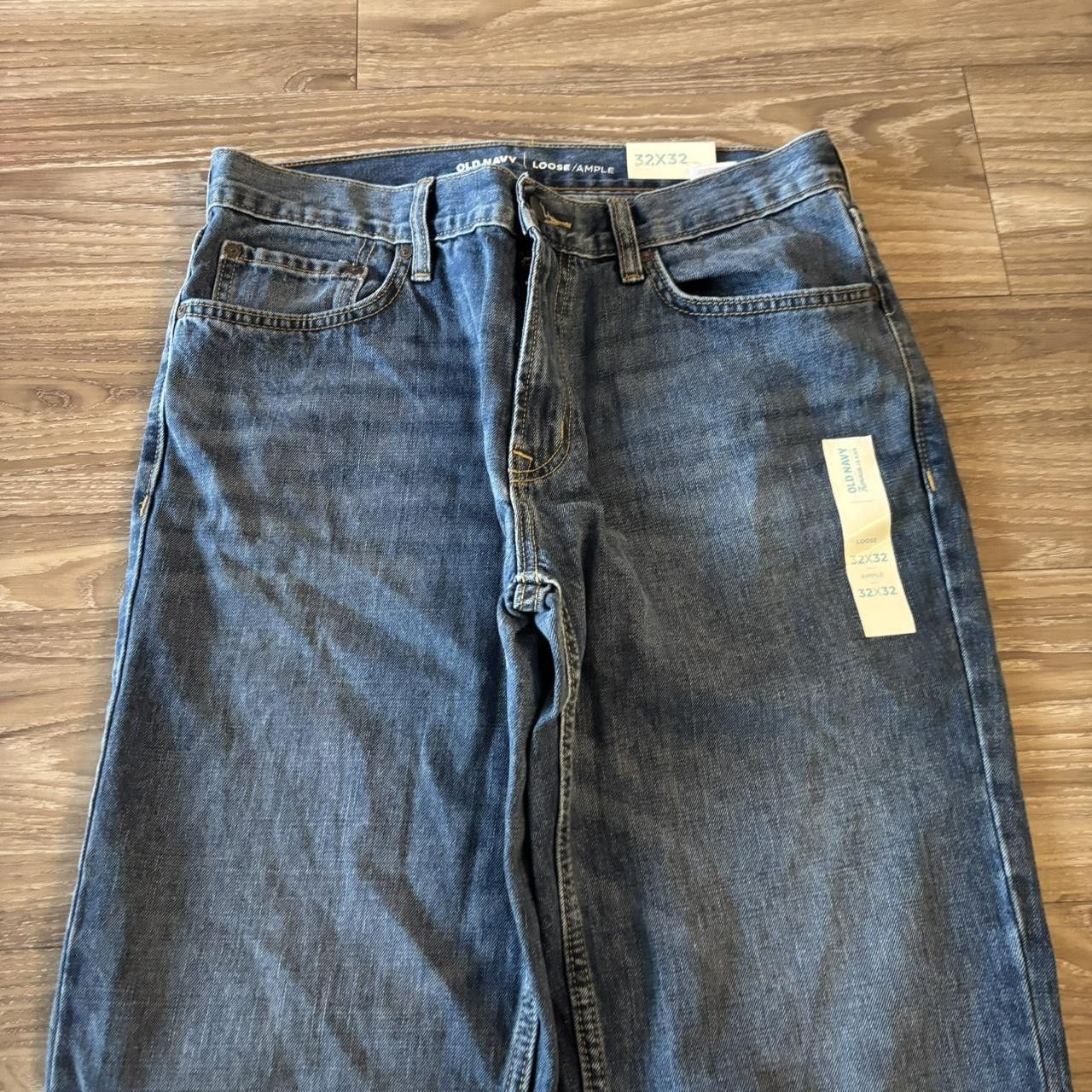 Vintage Crazy Vintage Y2K/2000s Medium Wash Loose Essential Denim Jeans! Size US 32 / EU 48 - 5 Thumbnail