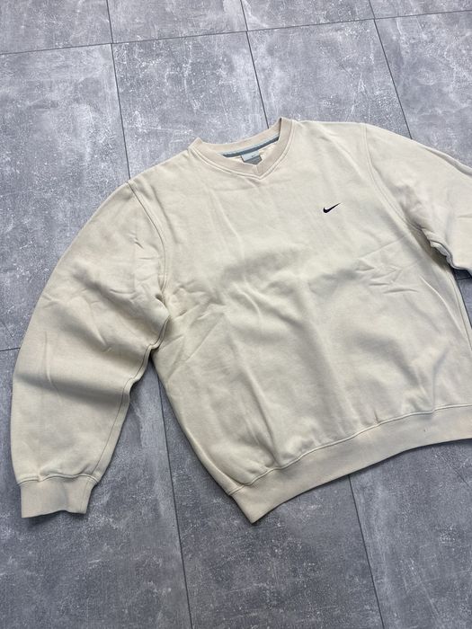 Vintage nike outlet sweater beige