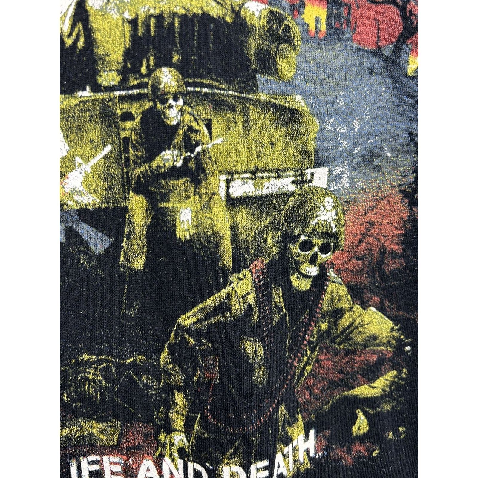 Band Tees 00s Vintage Iron Maiden A Matter Of Life And Death T-Shirt Size US M / EU 48-50 / 2 - 4 Thumbnail