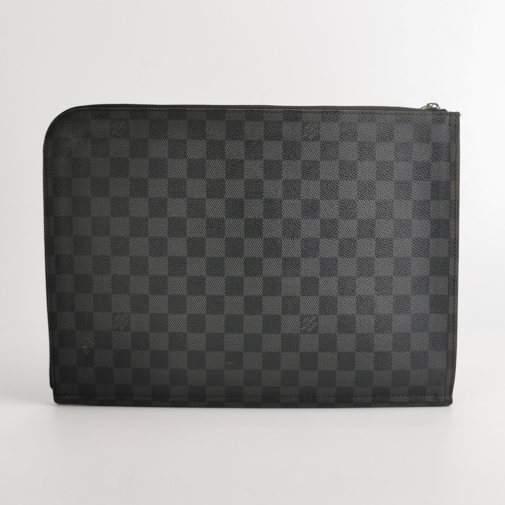 Louis Vuitton Louis Vuitton (LV) Pochette Jour Checkerboard Zip Clutch -y Size ONE SIZE - 1 Thumbnail