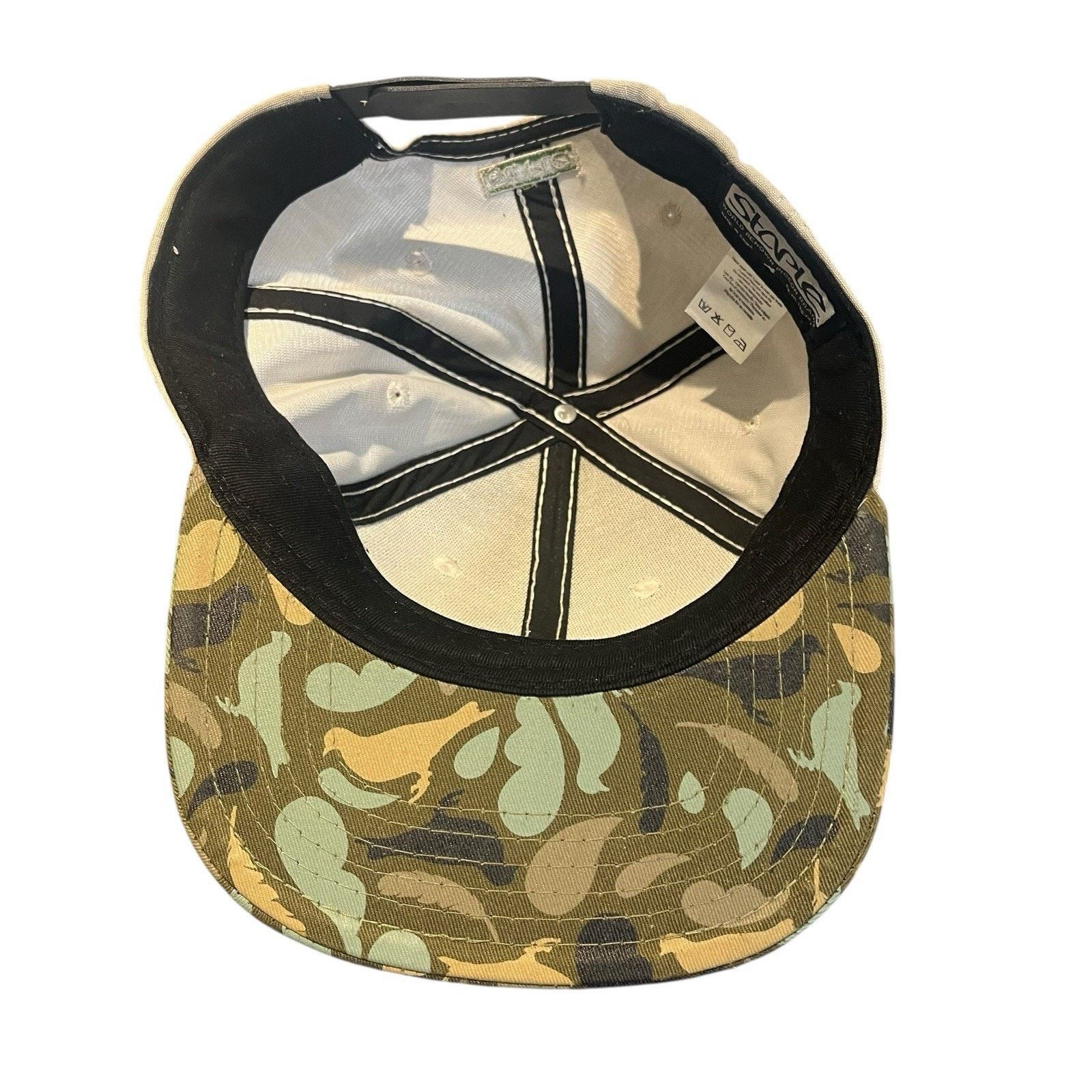 Staple Staple Pigeon camo embroidered streetwear snapback hat Size ONE SIZE - 5 Thumbnail