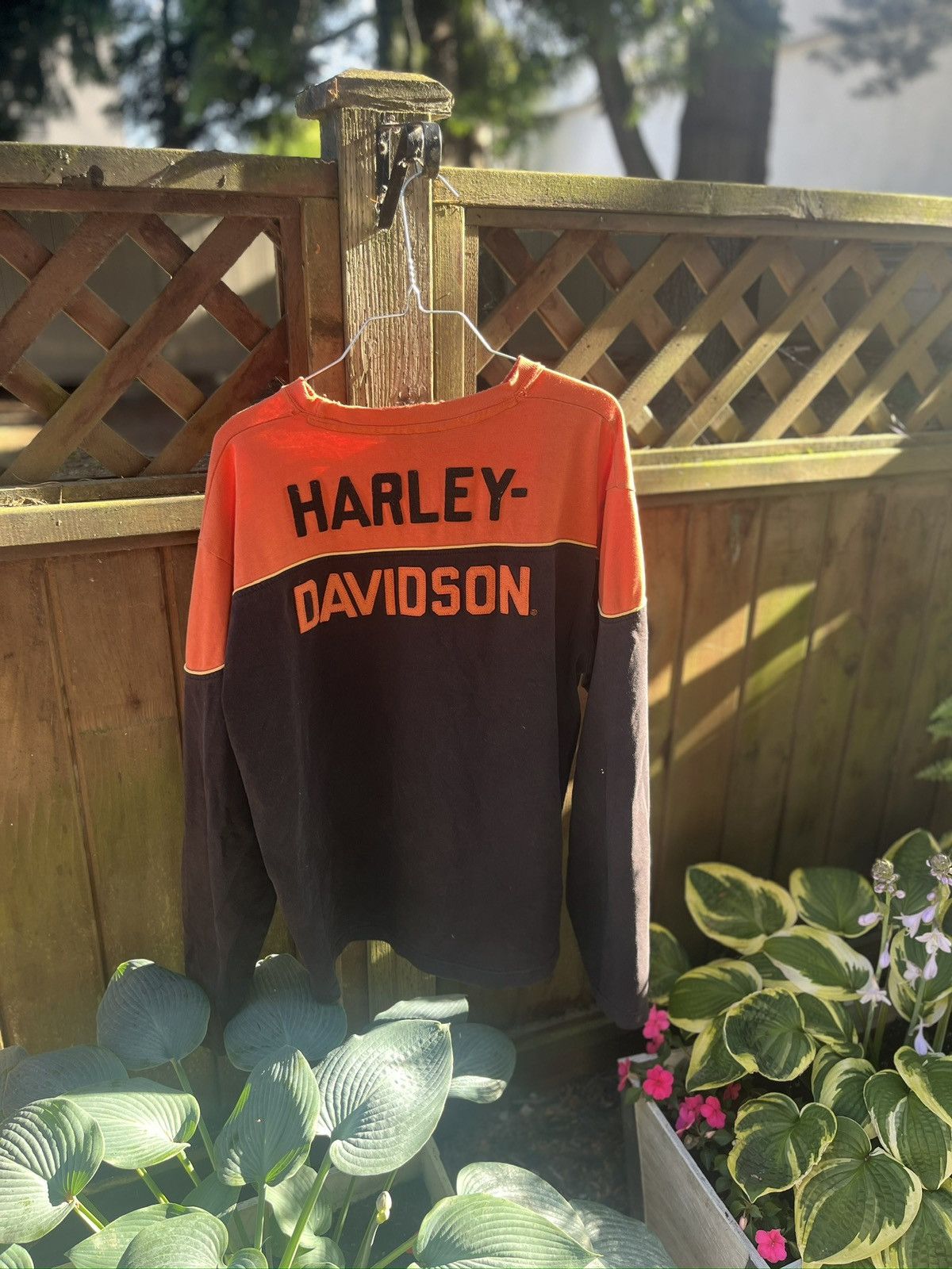 Harley Davidson Harley Davidson Long-sleeve embroidered vintage size large Size US L / EU 52-54 / 3 - 5 Thumbnail