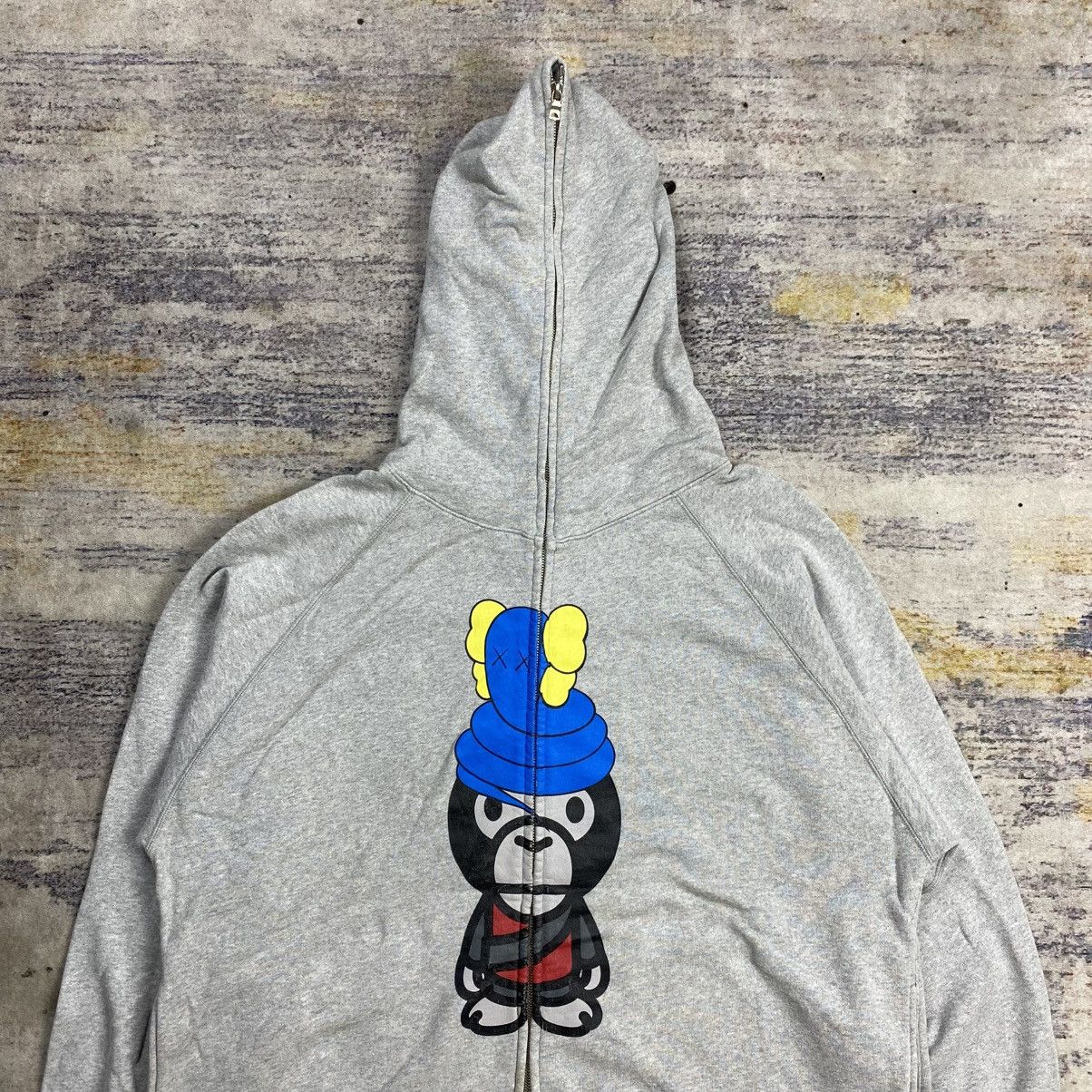 Bape × Kaws Bape x Kaws full zip hoodie Size US L / EU 52-54 / 3 - 5 Thumbnail
