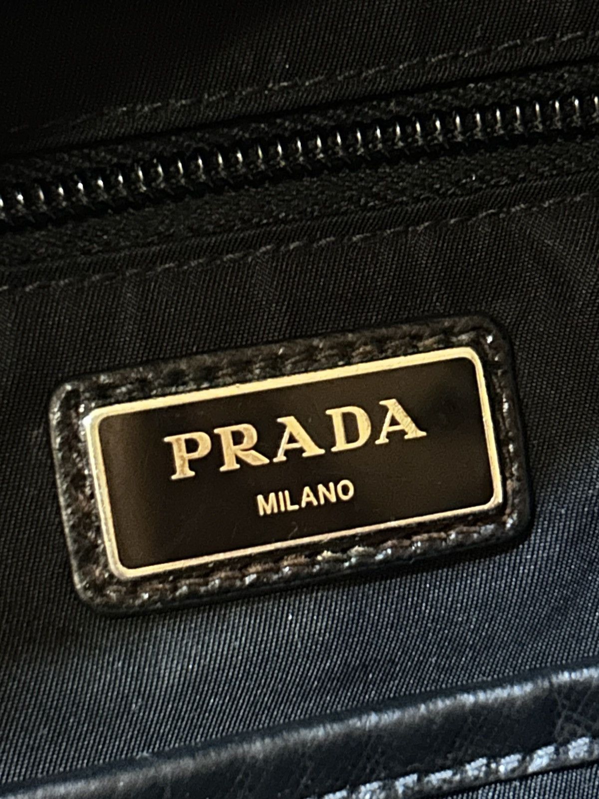 Prada Prada Black Nylon Backpack with Triangle Logo Vintage Size ONE SIZE - 19 Thumbnail