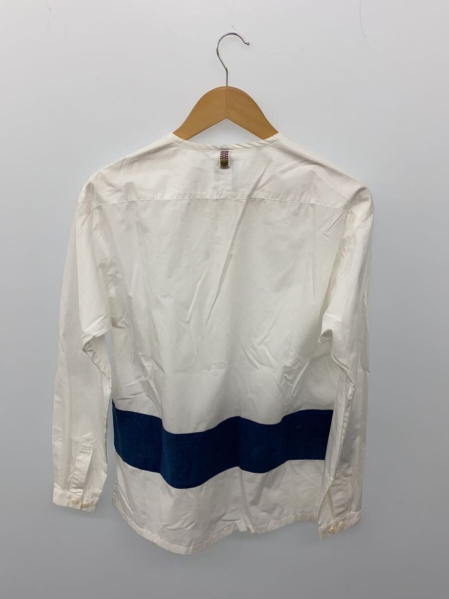 Visvim Collarless Long Sleeve Shirt Size US S / EU 44-46 / 1 - 2 Thumbnail
