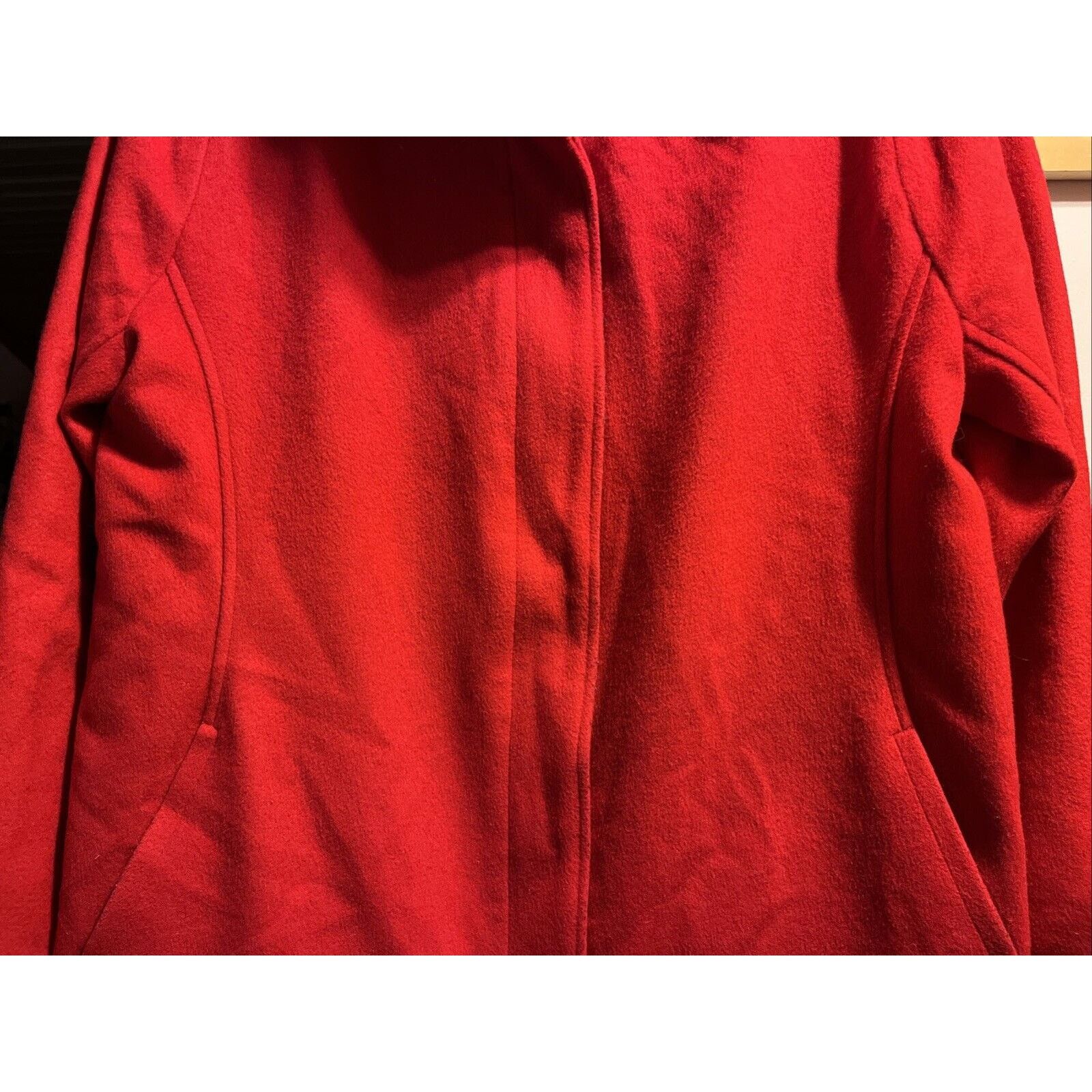 Pendleton Pendleton Cascade Coat Womens L Red Wool Blend Long Sleeve Size L / US 10 / IT 46 - 8 Thumbnail