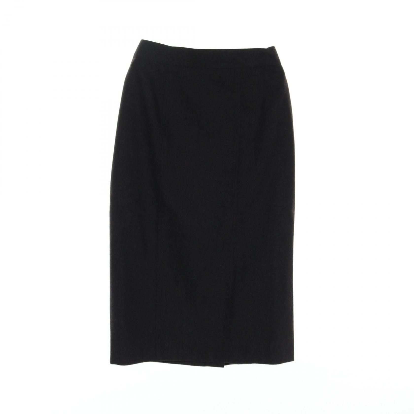 Chanel Chanel Chanel Coco Mark Button Wool Skirt Natural Material Skirts P05858 Size ONE SIZE - 1 Thumbnail