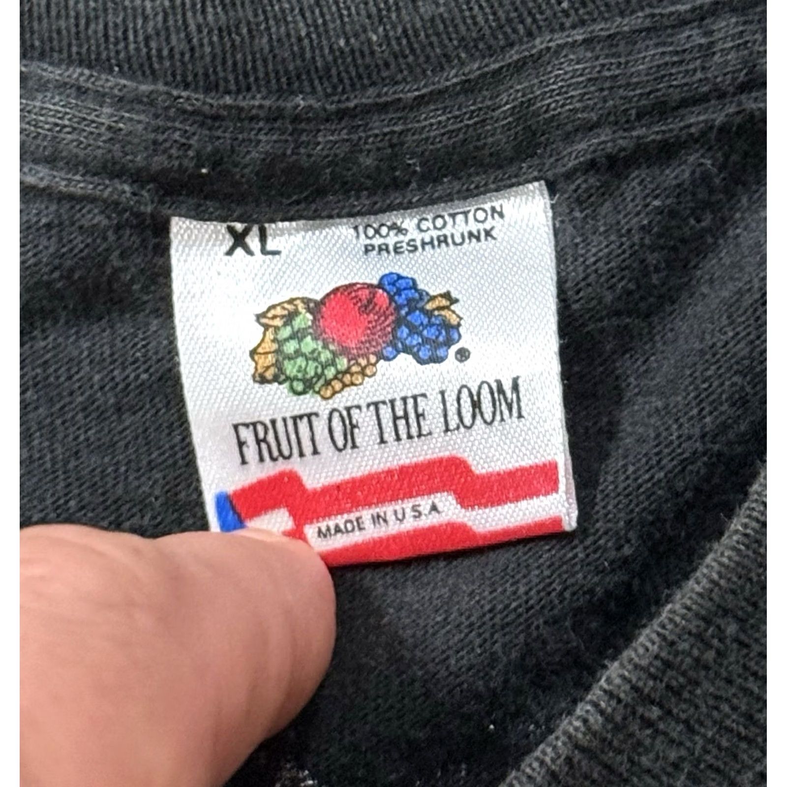 Fruit Of The Loom VINTAGE Bob Mould ‘Workbook 1989 Tour’ Shirt XL Husker Du Minutemen Shirt Mens 80s Rock Punk Graphic Print Black Cotton Size US XL / EU 56 / 4 - 8 Thumbnail