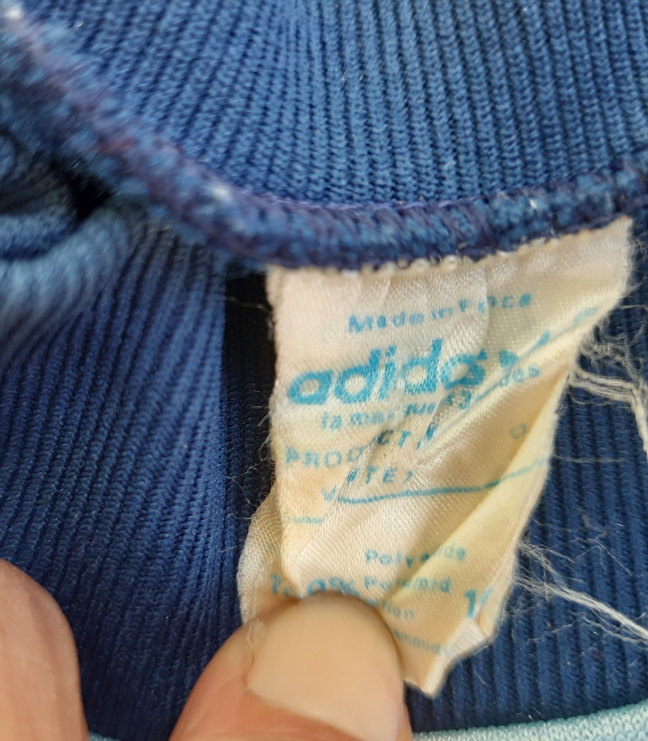 Adidas Vintage 80s Adidas Big Logo Jersey Sweatshirt Size US L / EU 52-54 / 3 - 4 Thumbnail