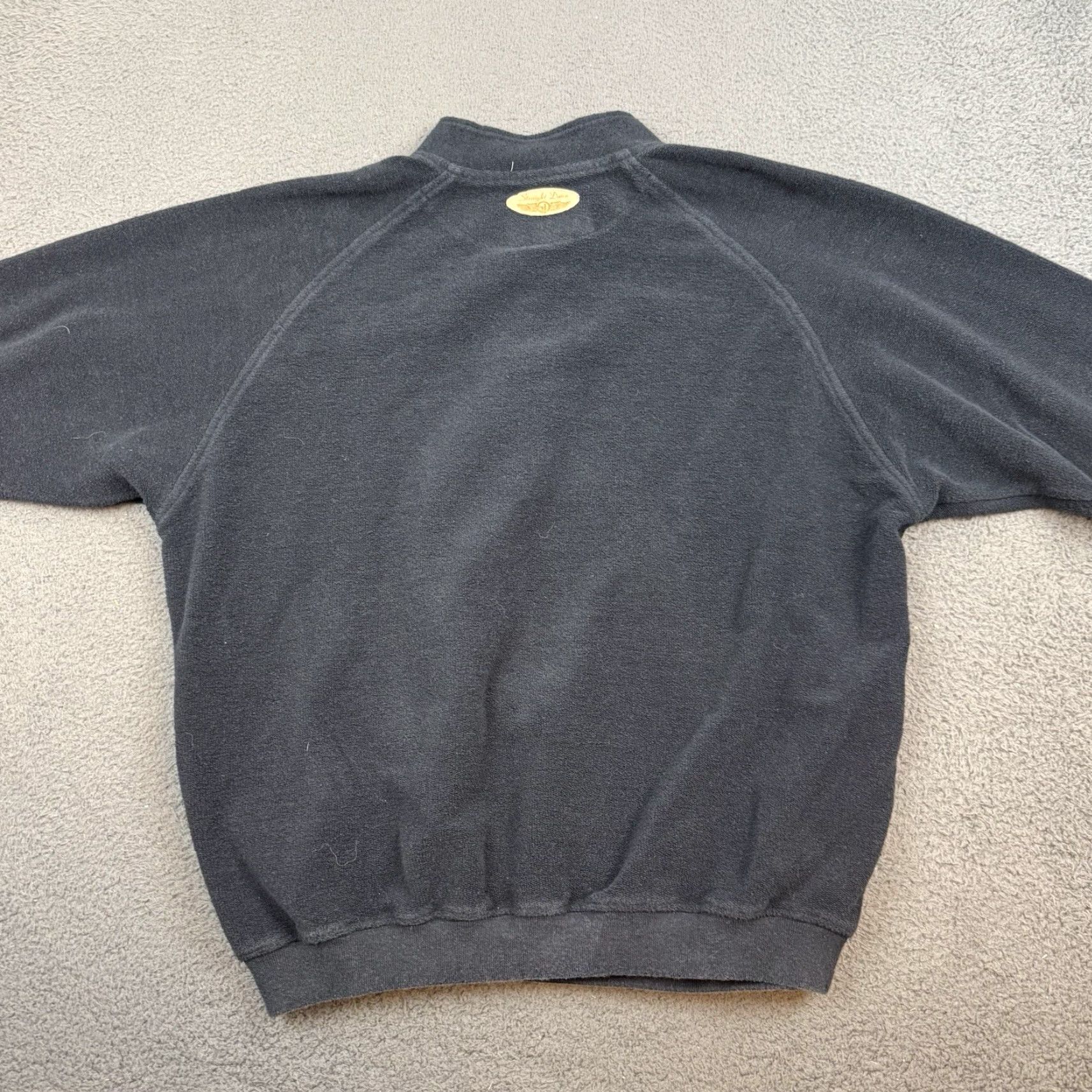 Vintage VINTAGE Straight Down Shirt Mens Large Black Pullover Golf Sweater Size US L / EU 52-54 / 3 - 5 Thumbnail