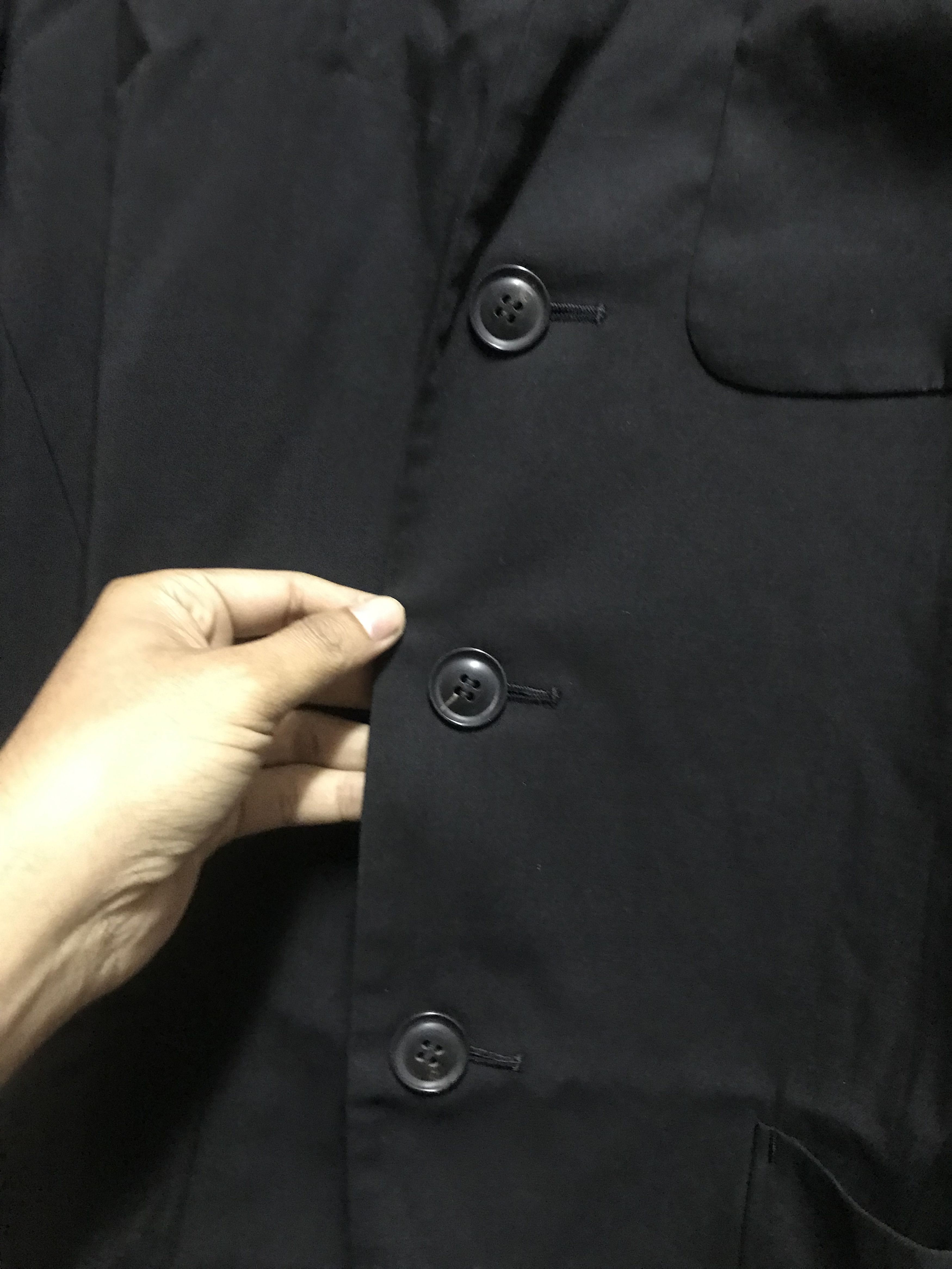 Japanese Brand × Y's × Yohji Yamamoto Ys Yohji Yamamoto Black Coat Size M / US 6-8 / IT 42-44 - 10 Thumbnail
