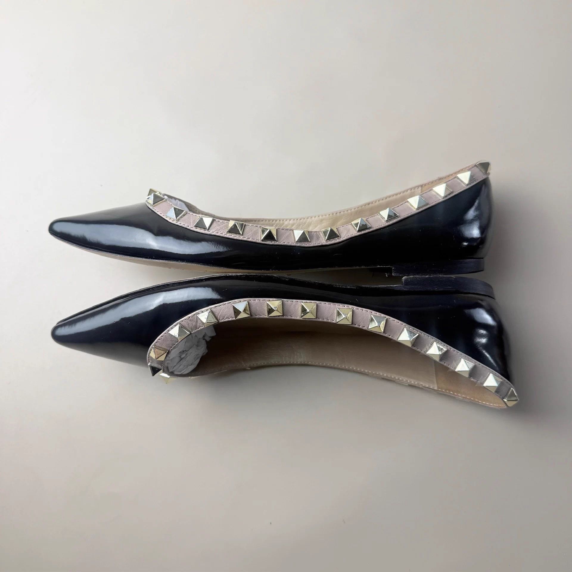 Valentino Valentino black studded low-heel shoes 37 95 new Size US 6.5 / IT 36.5 - 5 Thumbnail