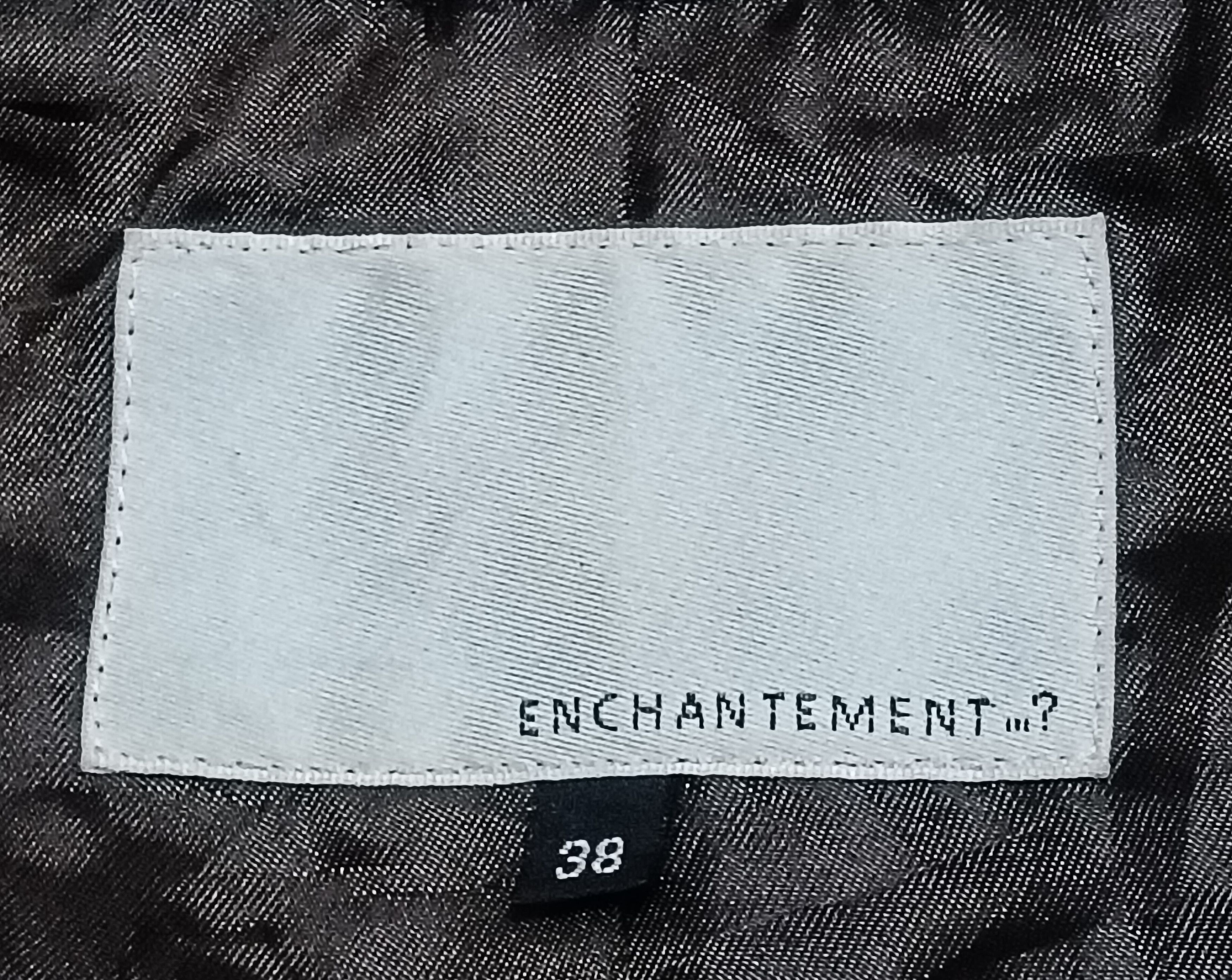 Enchantment × Yasuyuki Ishii ENCHANTMENT...? PUNK GOTHIC LAMBSKIN LEATHER JACKET Size S / US 4 / IT 40 - 3 Thumbnail