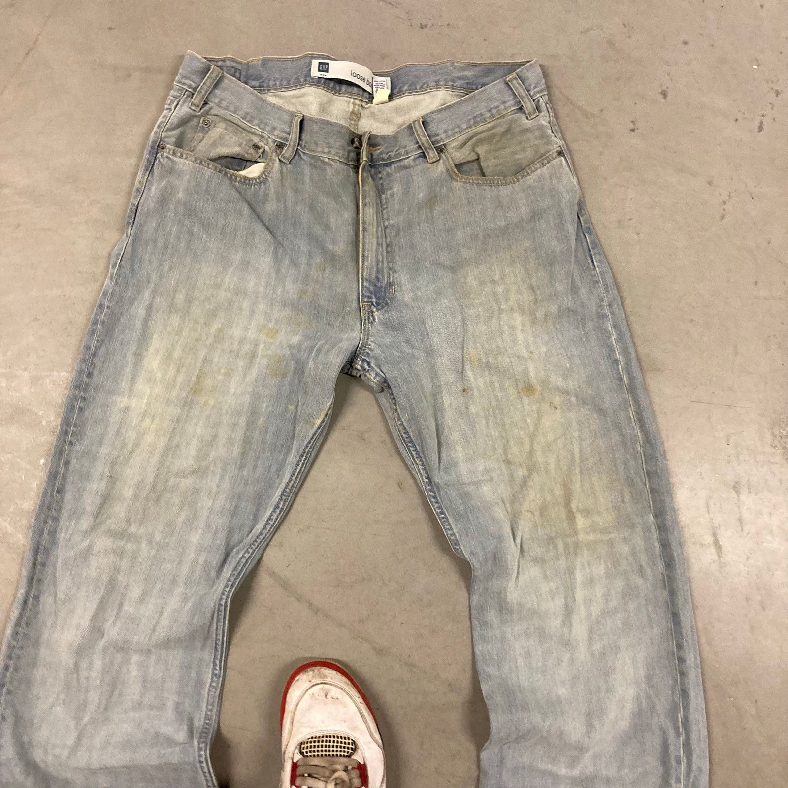 Gap Baggy distressed gap bootcut jeans 38x32 Size US 38 / EU 54 - 4 Thumbnail