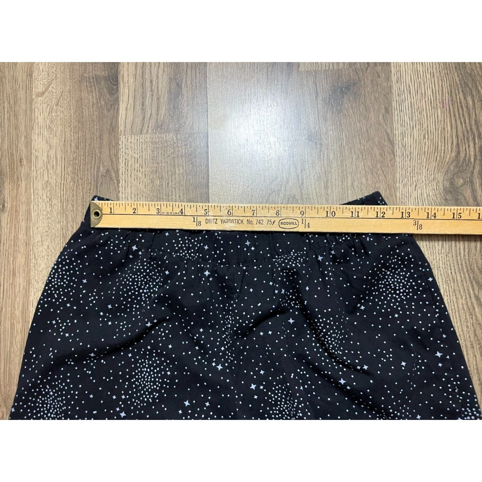 Vintage Maurices Sleep Shorts Women Small Sleep Shorts Black Solid Size 28" / US 6 / IT 42 - 6 Thumbnail