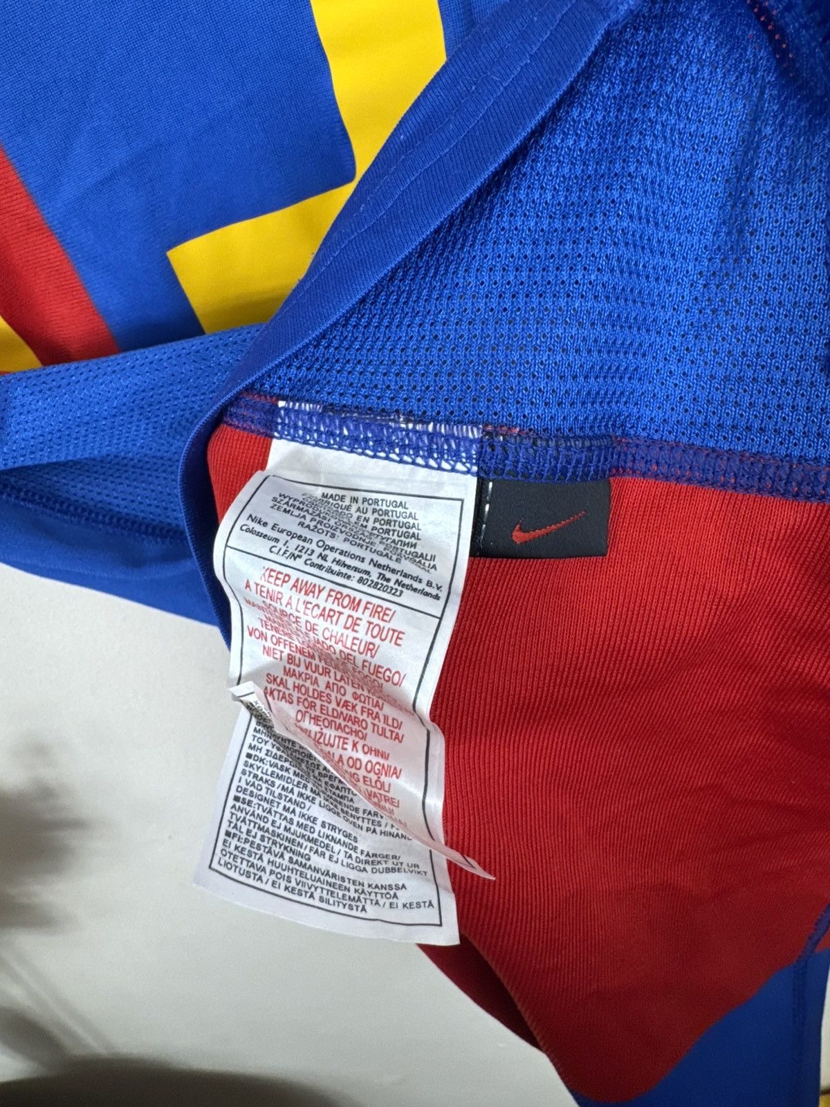 Nike Nike FC Basel Jersey 2002-04 #13 Gimenez Soccer Signature S Size US S / EU 44-46 / 1 - 22 Thumbnail