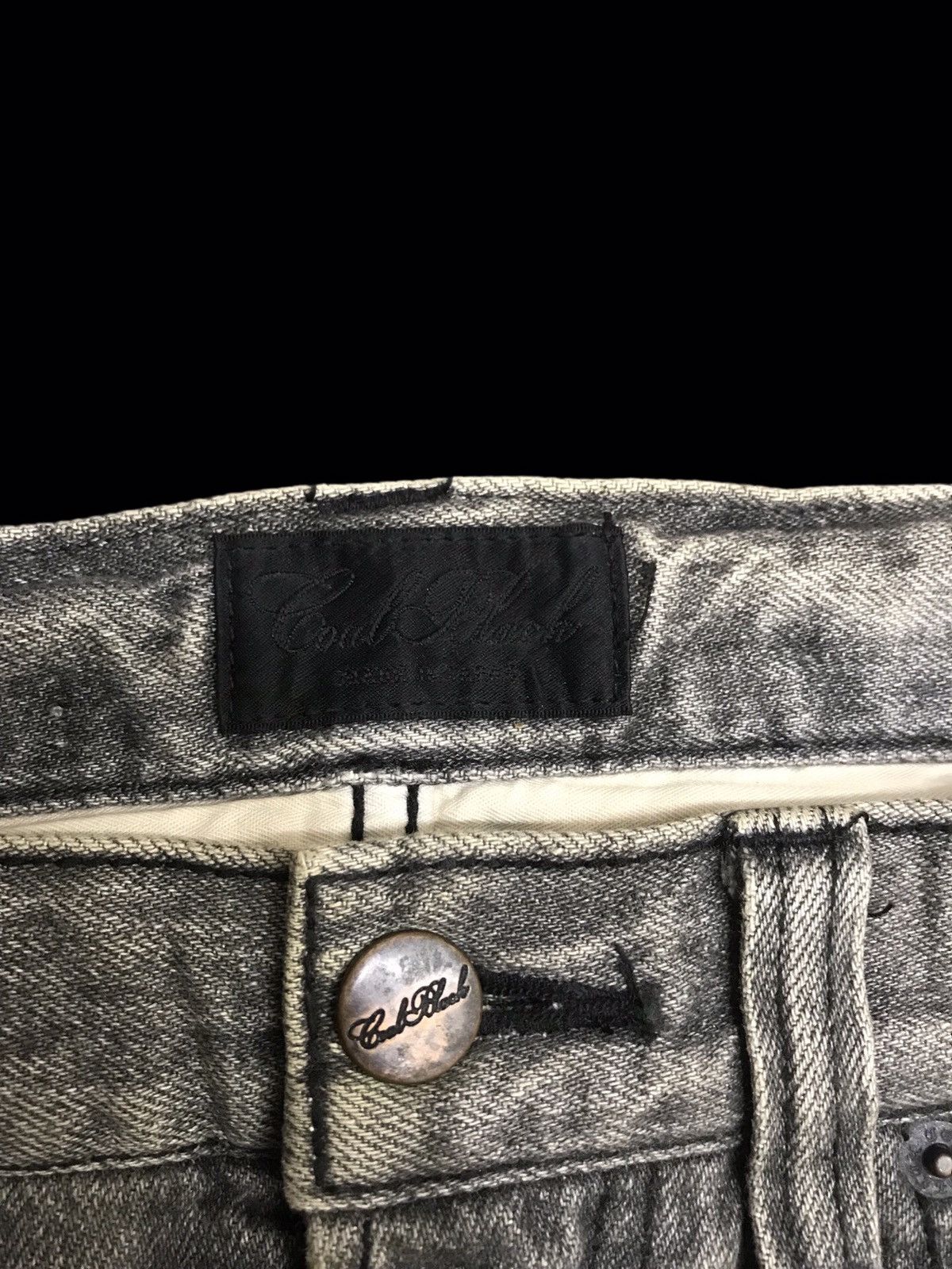 Japanese Brand 💥FLARE💥COALBLACK Japan Selvedge Archival Denim F74 Size US 31 - 10 Thumbnail