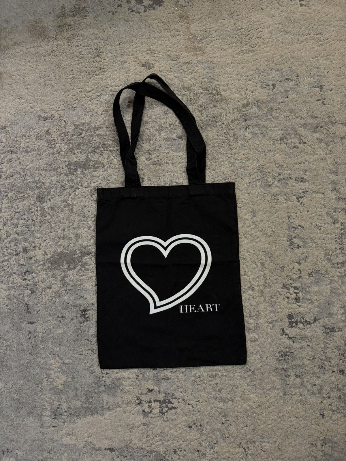 Number (N)ine Crying Heart Cotton Tote Bag Size ONE SIZE - 1 Thumbnail