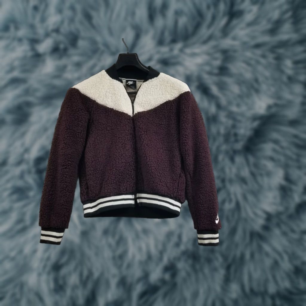 Nike Nike Sportswear Swoosh Sherpa Fleece Jacket XS Women Multicolor Zip Jacket Size XS / US 0-2 / IT 36-38 - 1 Thumbnail