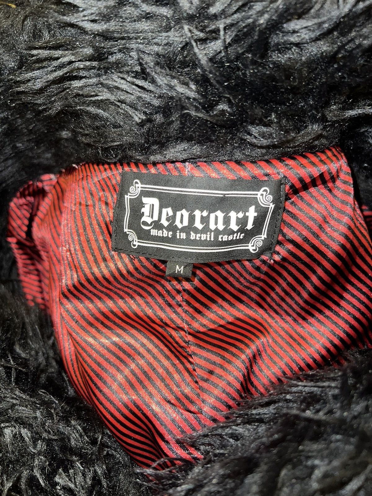 Japanese Brand Vintage DEORART black faux fur jacket 🖤🧛🏻‍♀️ Size US M / EU 48-50 / 2 - 6 Thumbnail