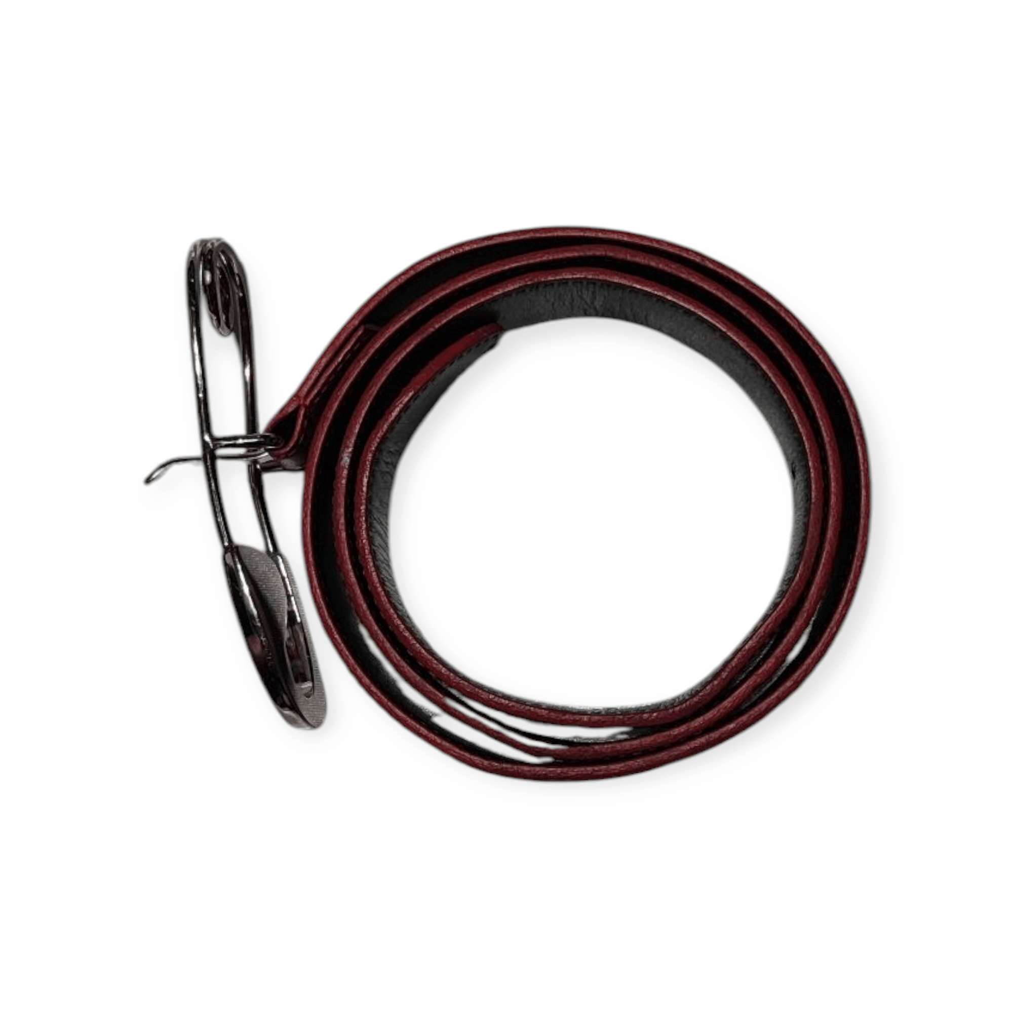 Vivienne Westwood Vevienne Westwood Rare Safety Pin Logo Unisex Leather Belt Size ONE SIZE - 5 Thumbnail