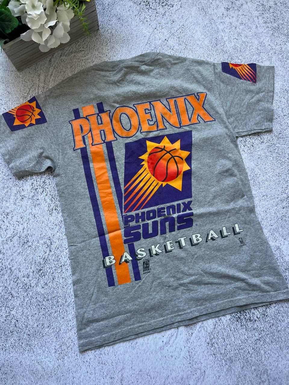 NBA × Vintage Vintage Phoenix Suns Overprint T Shirt Nba Blokecore Size US M / EU 48-50 / 2 - 4 Thumbnail
