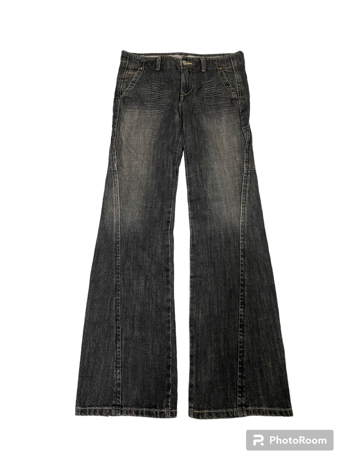 If Six Was Nine Sweet Camel Japan Flared Jeans Size 30" / US 8 / IT 44 - 1 Thumbnail