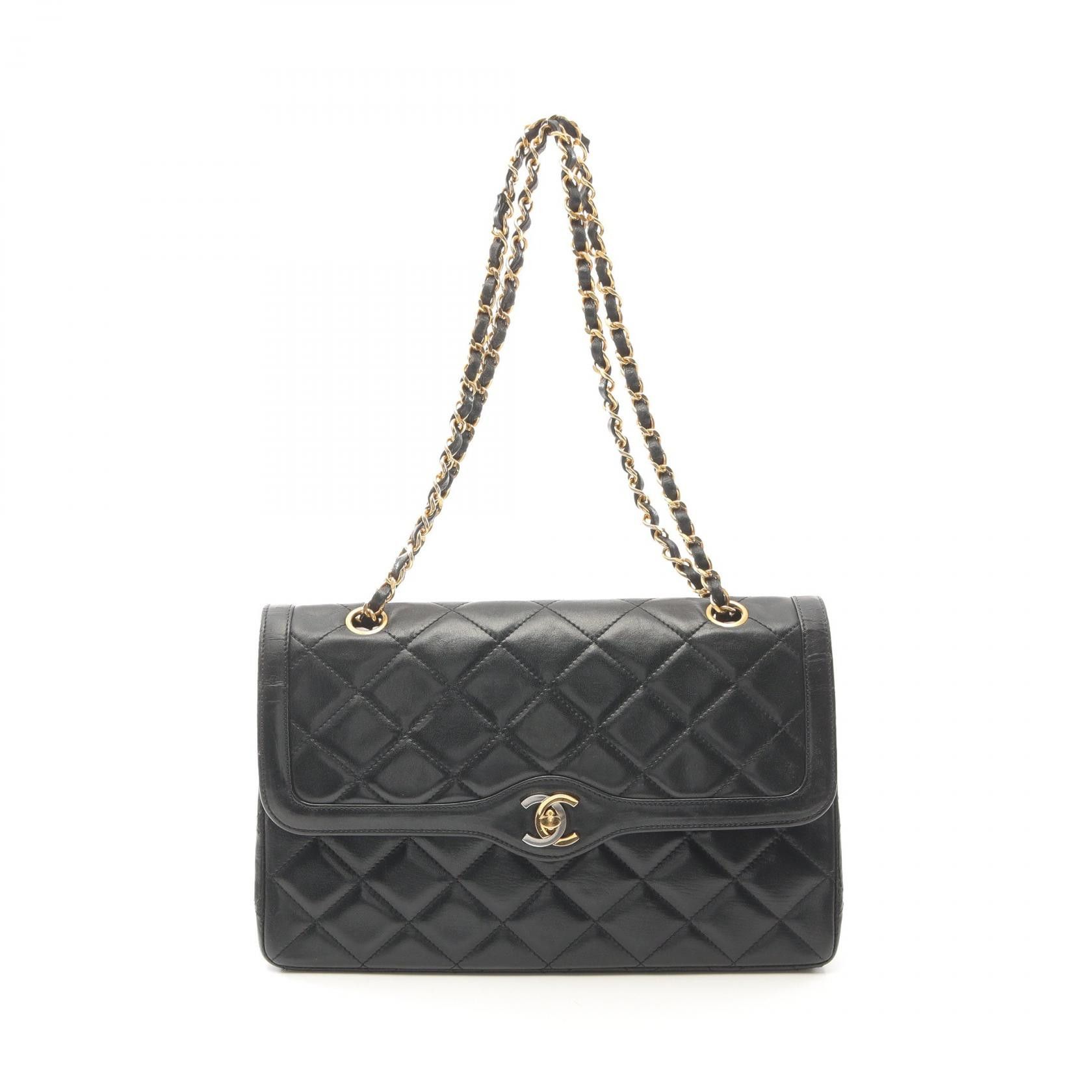 Chanel Chanel Chanel Matelasse Paris Limited Lambskin Double Flap Shoulder Bag Leather Shoulder Bag Size ONE SIZE - 1 Thumbnail