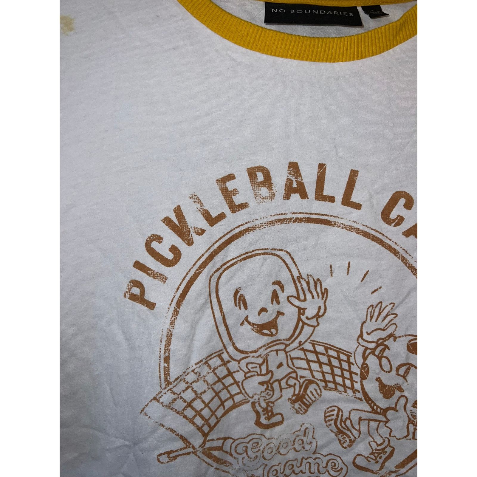 Vintage Pickleball Shirt Camp Serving Up Fun Ringer Tee Graphic L Size US L / EU 52-54 / 3 - 2 Thumbnail