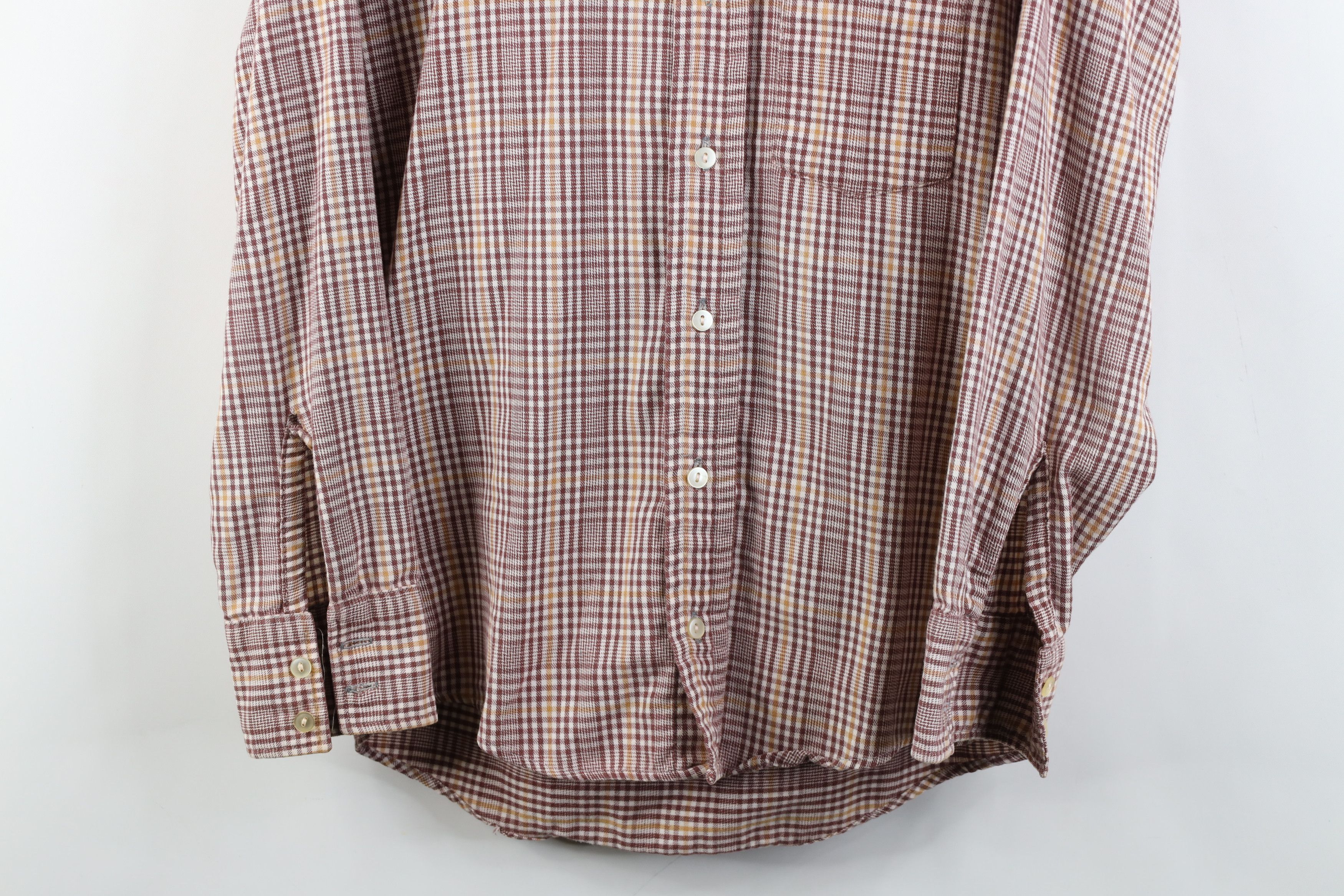 Vintage Vintage 60s 70s Streetwear Collar Flannel Button Shirt Size US S / EU 44-46 / 1 - 3 Thumbnail
