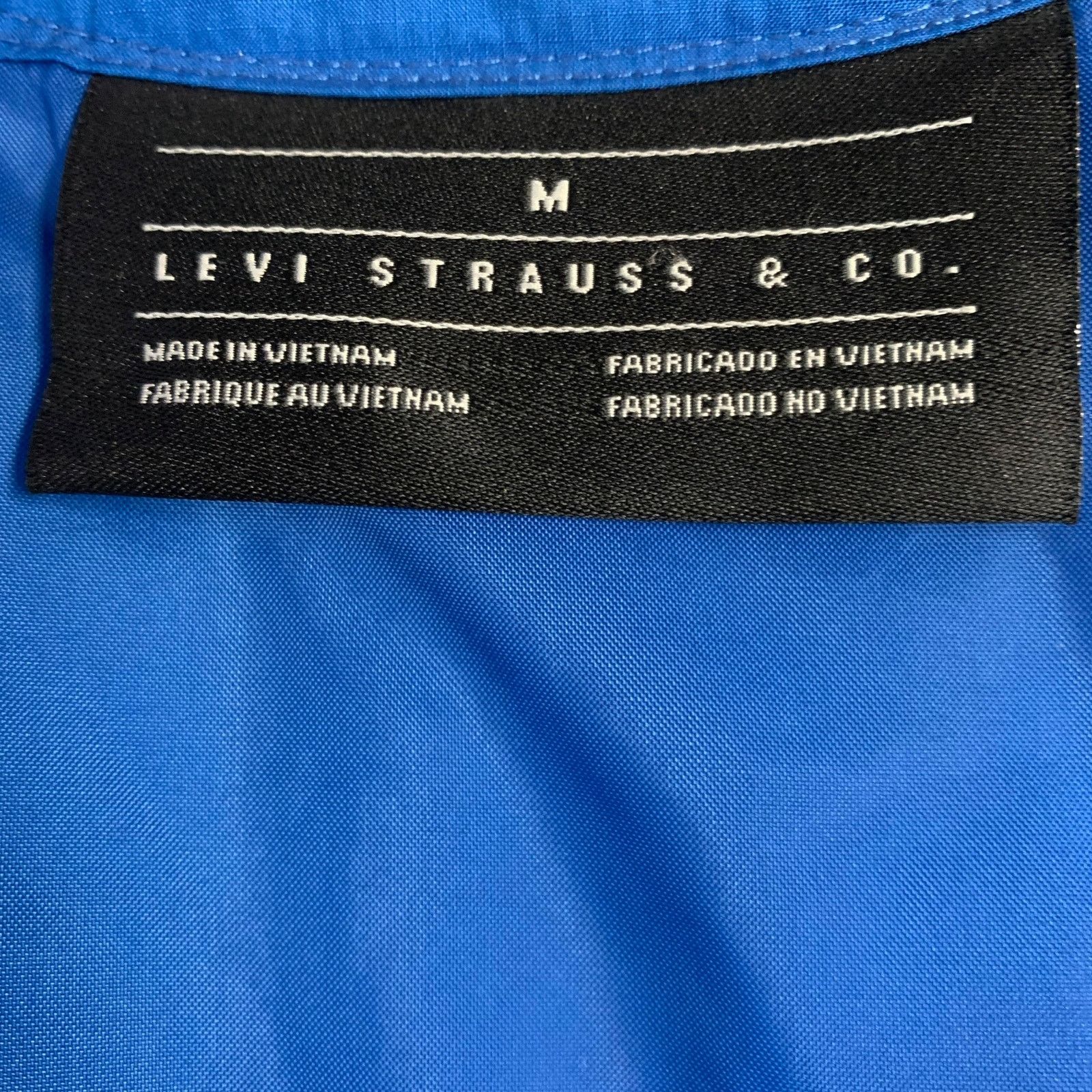 Levi's LEVI STRAUSS Size M Blue Quilted Polyester Vest Size US M / EU 48-50 / 2 - 5 Thumbnail