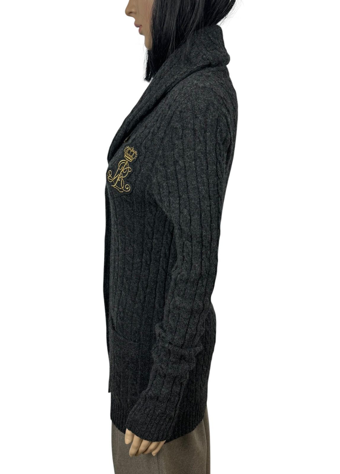 Lauren Ralph Lauren × Ralph Lauren Lauren Ralph Lauren Cable Knit Cardigan Wool Rabbit Hair Size S / US 4 / IT 40 - 6 Thumbnail