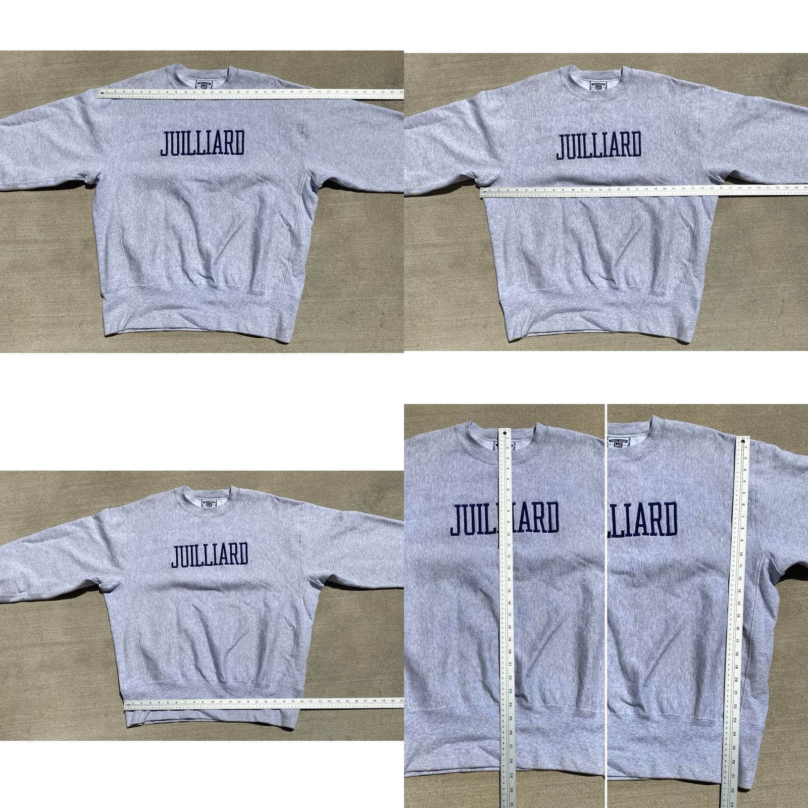 Lee VINTAGE Juilliard Sweatshirt XL Lee Gray 90s Y2K Crewneck USA Mens Size US XL / EU 56 / 4 - 11 Thumbnail