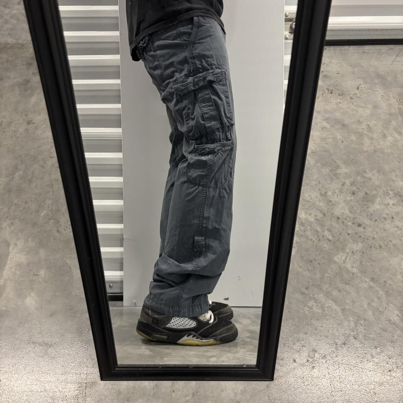 Japanese Brand × Vintage Crazy Vintage Y2K/2000s Blue Streetwear Skater Cargo Pants! Size US 29 - 2 Thumbnail