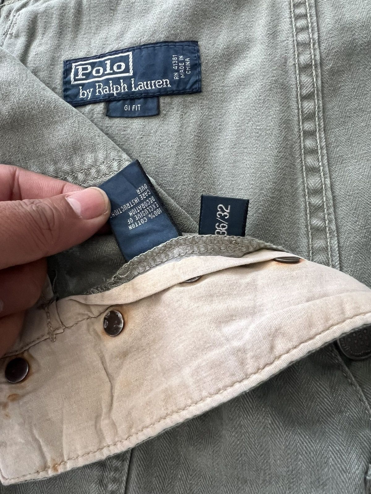 Polo Ralph Lauren POLO by Ralph Lauren USMC Monkey Pants HBT Military Size US 38 / EU 54 - 14 Thumbnail