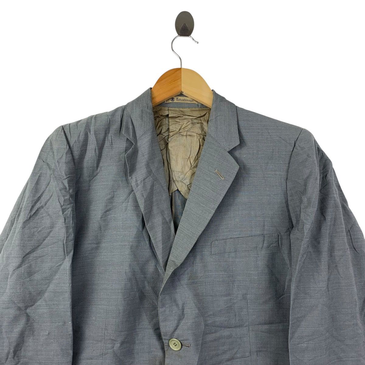 Vintage Vintage Takashimaya Tokyo Tailored Blazer Size 38R - 2 Thumbnail