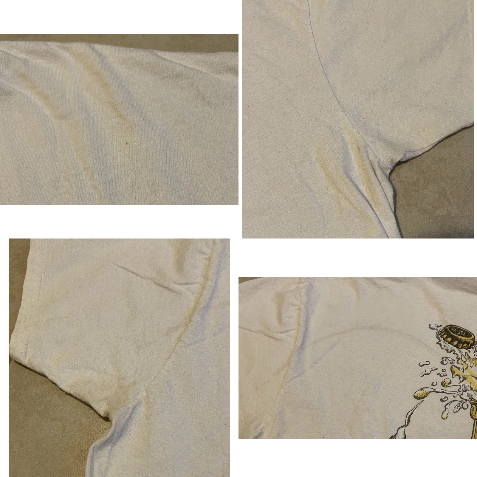 Vintage VINTAGE Corona Save Water Drink Beer Faded Shirt 2XL White Men T-Shirt Grunge 90s Y2K Funny Bar Mexico Beach Drinking Salmon? Size US XXL / EU 58 / 5 - 8 Thumbnail