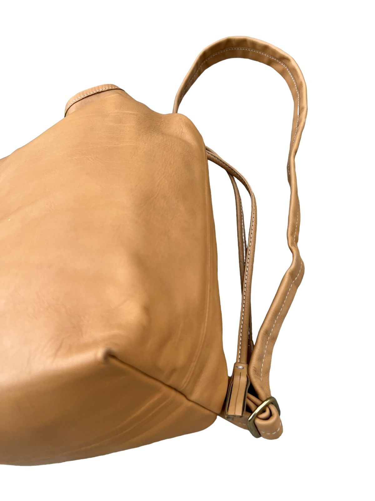 Leather Vintage Upla Paris Leather Backpack Bag Size ONE SIZE - 8 Thumbnail