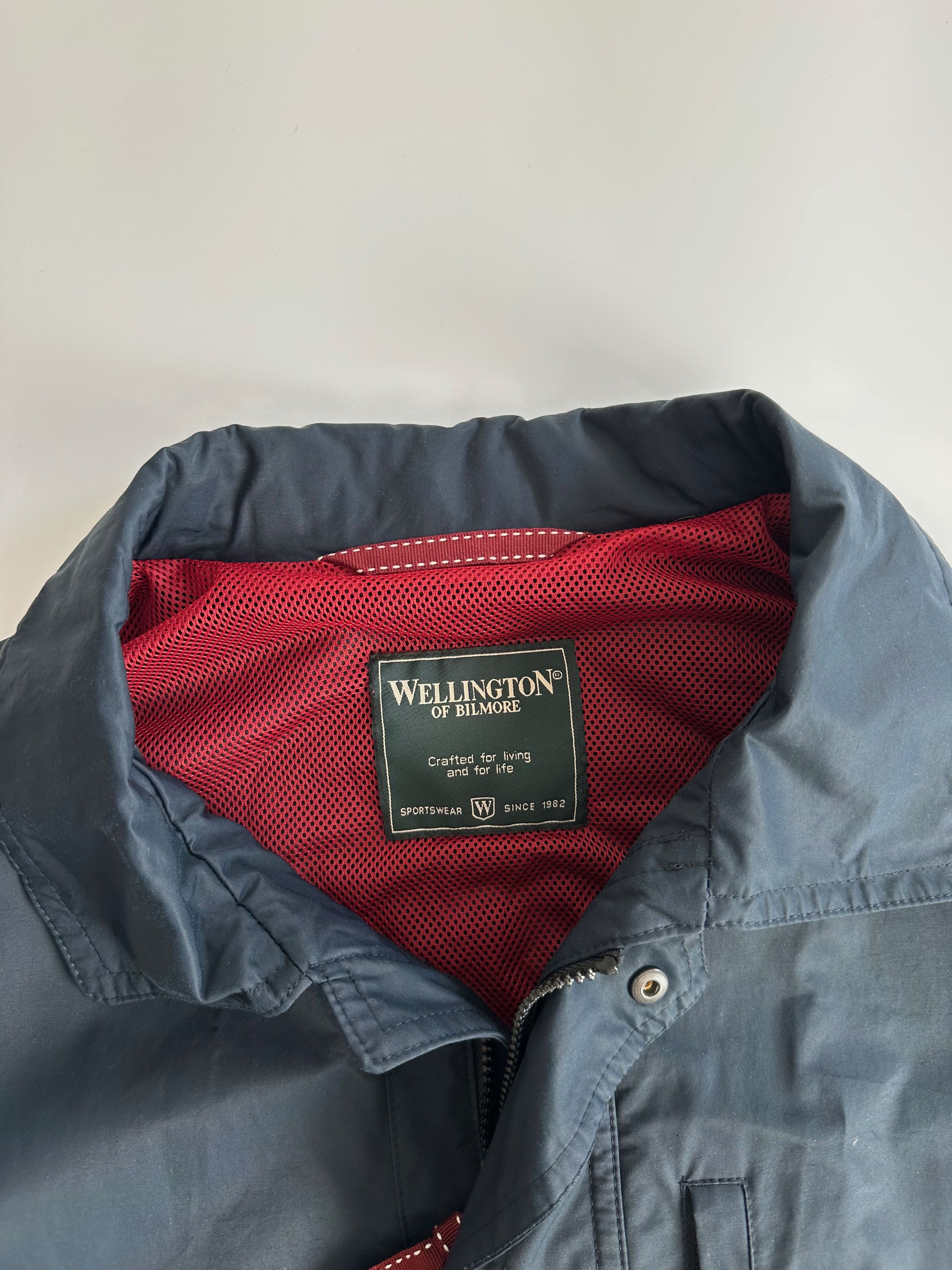 Vintage Wellington of Bilmore dark navy light jacket coat Size US XXL / EU 58 / 5 - 5 Thumbnail