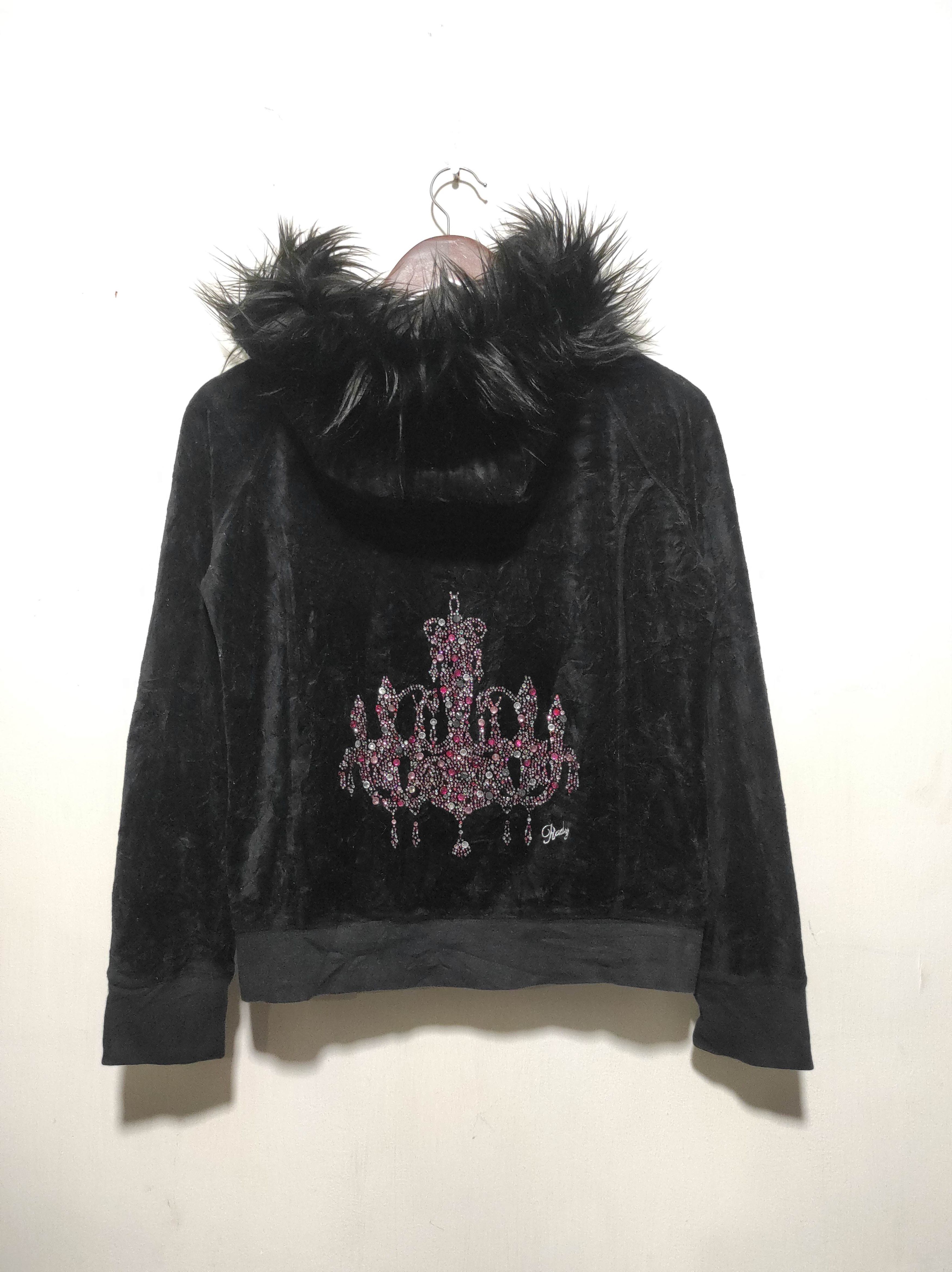 Hysteric Glamour Rady Velvet Zipper Fur Hoodie LGB style Size M / US 6-8 / IT 42-44 - 14 Thumbnail
