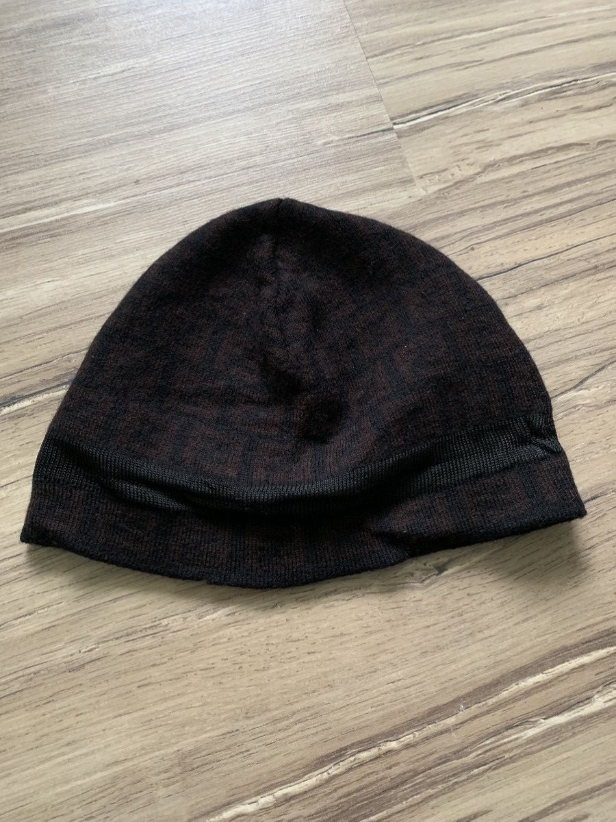 Fendi 2000s Fendi Hat, Brown black, Wool Size ONE SIZE - 1 Thumbnail