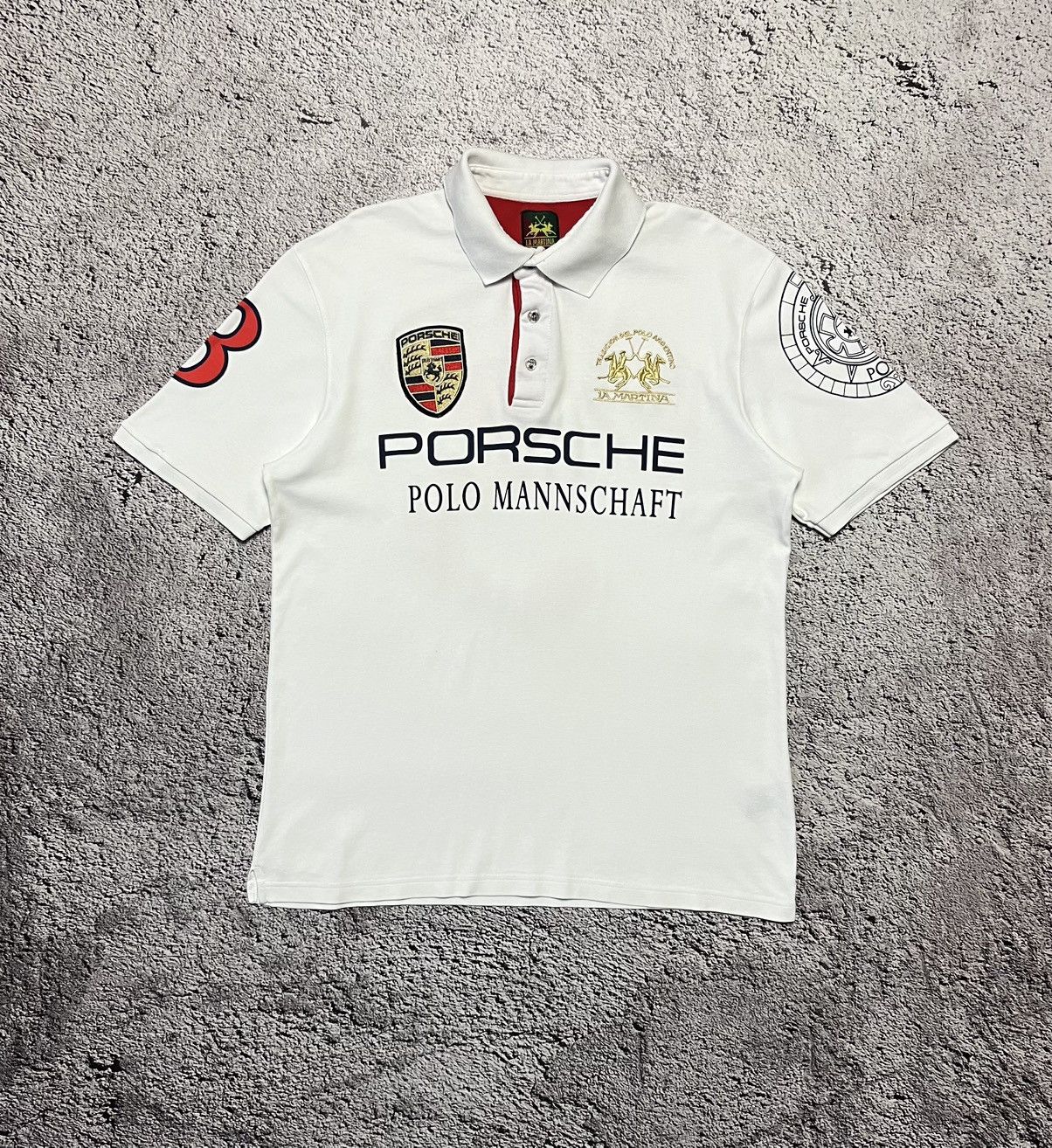 La Martina La Martina Polo Mannschaft Men’s Short Sleeve Polo Shirt Size US XXL / EU 58 / 5 - 1 Thumbnail