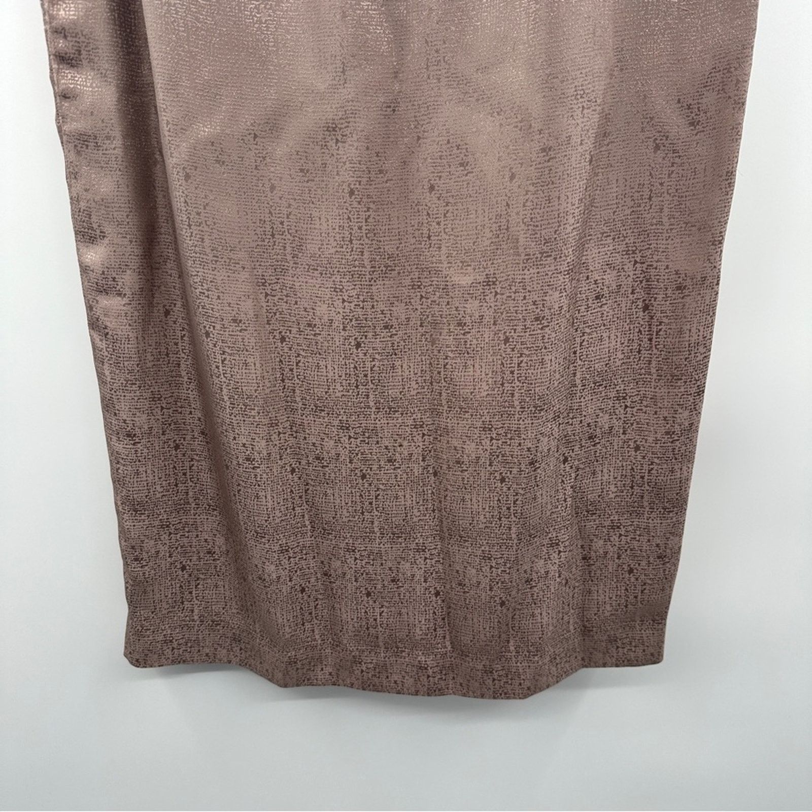 Adrianna Papell Adrianna Papell 100% Silk Beige Blazer Skirt Set Size 12 Size XL / US 12-14 / IT 48-50 - 6 Thumbnail