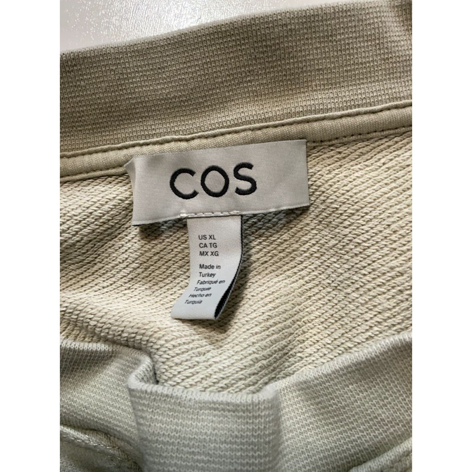Cos COS Sweatshirt Pullover Mens XL Oversized Terry Fleece Heavyweight Crewneck S/S Size XL Mens Size US XL / EU 56 / 4 - 5 Thumbnail