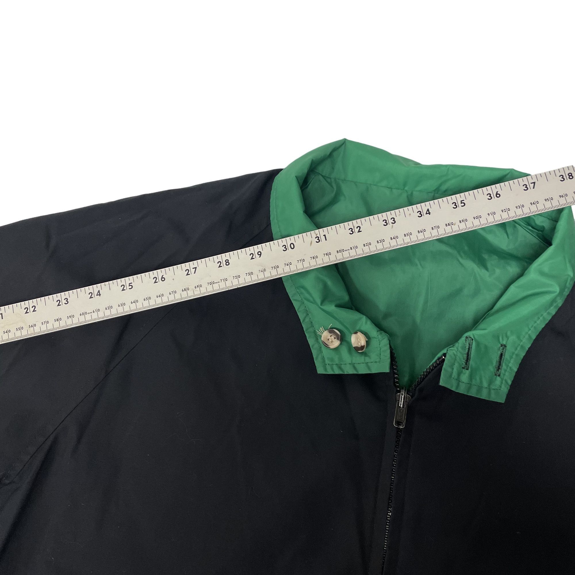 Lands' End Vtg Lands End Navy Cotton REVERSIBLE Green Nylon Jacket Size US XL / EU 56 / 4 - 9 Thumbnail